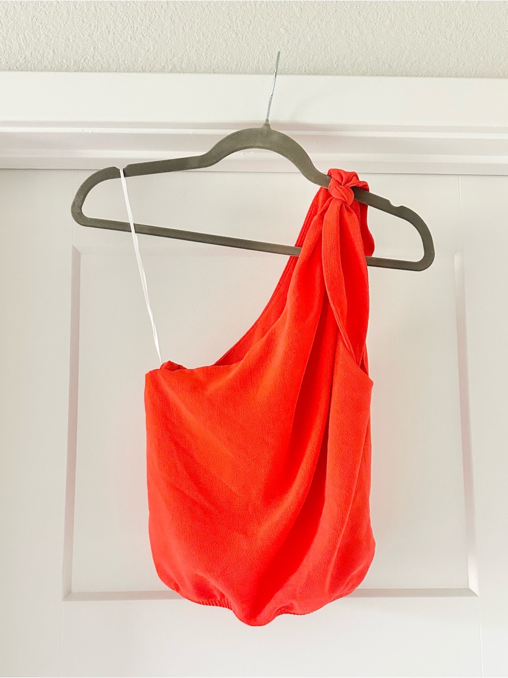 Show Me Your Mumu Heyday One Shoulder Top Coral - XS (new w/o tags)